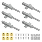 SKENGWEL 6 PCS Push to Open Door Catches, Magnet Push Door Catch Adhesive Heavy Duty Touch Latch Hardware for Cabinet Drawer Wardrobe Kitchen Door