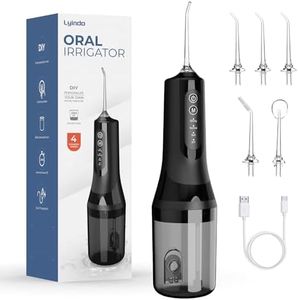 Water Flossers for Teeth Cordless, 2025 Upgrded Water Dental Flosser Remover with 5 Jet Tip and 4 Modes, Irrigator Dental with Ultra-Long Standby, lP7 Waterproof Electric Flossers for Tavel and Home