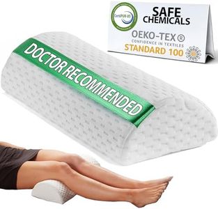 ComfiLife Orthopedic Knee Pillow and Leg Pillow for Sleeping - 100% Memory Foam Leg Pillows for Back Pain, Sleeping Pain, Hip Pain Relief for Side Sleepers - Half Moon Pillow