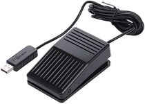 USB Foot Pedal, USB Single Foot Switch Game Control, One Key Customized Computer Keyboard, Plug & Play Singal On Off Switch Compatible with Windows 2000/XP/Vista/Win 7