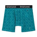 Smartwool Men's Merino Wool Print Boxer Brief Boxed (Slim Fit), Deep Lake, X-Large