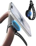 Magnetic Phone Mount for Stroller, Gym & Water Bottle - MagSafe Compatible Holder with Silicone Strap for Treadmill, Golf Cart, Peloton - Fits iPhone & All Phones