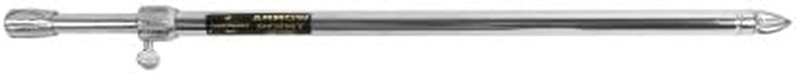 Dinsmores Telescopic Arrow Point Bank Stick - Silver, 48 Inch
