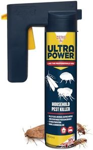 Zero In Ultra Power – Household Pest Killer Aerosol with Trigger – Indoor Bug Spray - Professional Strength Insect Killer Spray – All Household Insects – Long-lasting Protection – 600ml