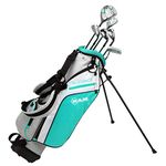 Ram Golf Junior G-Force Girls Right Hand Golf Clubs Set with Bag (Ages: 7-9, 9 Pieces Golf Set)