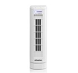 Schallen 15" Electric Air Cooling Quiet Oscillation Floor Desk Mini Tower Fan with Timer & Speed Settings (White)