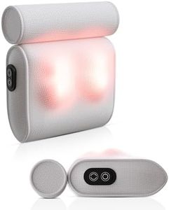 MONET Massaging Bath Pillow — Shiatsu Neck and Back Massager for Tub with 2 Speeds — IPX8 Waterproof Deep Kneading Comfort — 4 Massage Nodes USB-C Rechargeable — Spa Gift for Women — Fits All Tubs