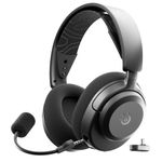 SteelSeries Arctis Nova 3X Wireless Xbox Gaming Headset - Mobile App Control - 40 HR Battery - Neodymium Magnetic Drivers - 2.4GHz/Bluetooth - Detachable Mic - Xbox, PS5, PC - Black