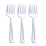 GoGeiLi Stainless Steel Large Serving Fork Set, 9.5-inch Big Serving Fork for Party, Banquet, Buffet, Dishwasher Safe, Set of 3