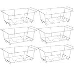 MAXYGIFT Chafing Wire Rack Buffet Stand - 6 Pack Full Size Racks For Dish Serving Trays Food Warmer catering supplies for Parties, Occasions, or Events