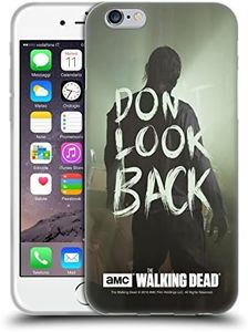 Official AMC The Walking Dead Dont Look Back Quotes Soft Gel Case Compatible for Apple iPhone 6 / iPhone 6s