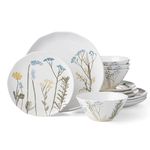 Lenox 896601 Wildflowers 12-Piece Dinnerware Set