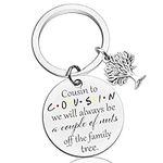 AOBIURV Cousin Gifts Keychain Gifts
