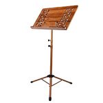 Stylish Music Stand Professional-Grade Sheet Music Stand Portable Wooden Music Stand Adjustable for Musicians, Versatile Music Stand for Any Occasion, Elegant Music Stand for Home Or Studio