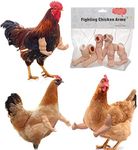 Enrichoice 3 Pairs Chicken Toys Include Strong Muscle arms Thumb up arms and Hug Chicken arms Chicken arms to Put on Chickens