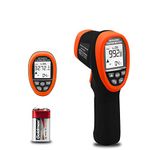 Infrared Thermometer Circle Thermometer -58° to 3272°F(-50~1800℃) AP-3272 Pyrometer D:S=50:1 High Temp Thermometer, Non Contact IR Thermometer Gun with Backlit & Flashlight for Kiln Forge