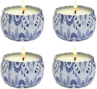 Citronella Candles Outdoor Indoor - 4pack 20OZ Large Citronella Scented Candles Set, Natural Soy Wax Citronella Candles for Garden Patio Yard Home Balcony Camping Backyard