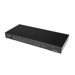 StarTech.com 4K 60hz HDMI Splitter - 8 Port - HDR Support - 7.1 Surround Sound Audio - HDMI Distribution Amplifier - HDMI 2.0 Splitter (ST128HD20)