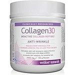 Webber Naturals Collagen30 Anti-Wrinkle Powder, 2,500mg of Bioactive Collagen Peptides Per Serving, 150 Grams, Helps Reduce Deep Wrinkles, Fine Lines & Stimulates Skin Cells