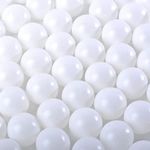 30 Pack White Table Tennis Balls Ping Pong Balls 40mm Plastic Halloween Christmas Decorations for Cat Dog Craft Party School Family Games Beginner Adult Not Suitable for Professional Athletes
