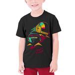 MISSBIE Daft-Punk Short Sleeve Tops Tee Kids T-Shirt for Teen Boys and Girls Black