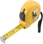 uxcell Clip Ruler Tape Measure with Strap Housing Back, 10m/33'