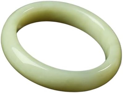 Bracelets Jewelry Gifts Attract Wealth and Good Luck 天然和田玉 Wealth Green Hetian jade Bracelet Spiritual Gift 手镯 Fengshui Natural Jade Bangle Bracelet For Women 女新疆晴水玉镯子 H-393
