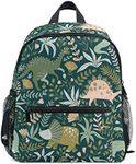 Mnsruu Girls Toddler Backpack Cute Dinosaur Plant Preschool Kindergarten Kids Bookbag Nursery Travel Bag Daycare