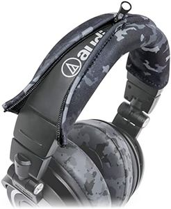 WC BandZ V2 Copri archetto protettivo per cuffie Audio Technica serie ATH M - Lavabile in lavatrice, non si sfalda - Compatibile con M50X / M50XBT / M50 / M40X e altri modelli | Nero Camo