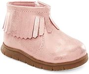 Simple Joys by Carter's Baby Show First Walker Shoe, Pink, 4 US Unisex Infant