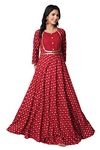 GOD BLESS Women's Maxi Gown (GBK1342-XXL_Maroon_2XL)