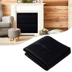 Magnetic Fireplace Blanket for Heat Loss,Indoor Fireplace Covers Keep Drafts Out Stops Heat Loss,Fireplace Draft Stopper Guard Covers with Built-in Magnet (45*34IN)