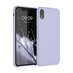kwmobile Case Compatible with Apple iPhone XR Case - TPU Silicone Phone Cover with Soft Finish - Light Lavender