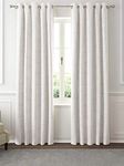 GM Luxury Home Decor Textured Jacquard Woven Grommet Curtain Panel 52 x 84 Inch (Set of 2)