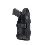 EXCELLENT ELITE SPANKER Pistol Holster Universal Adjustable for M1911 G17 G18 G19 G26 G34 XD-45acp CZ P-10C (Multicam-Black)