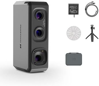 3DMakerpro 3D Scanner Seal, Small-Format 3D Scanners for Printing, Blue Led Light Source, Up to 0.01mm Accuracy, 24-Bit Full-Color Scanning