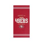 FOCO San Francisco 49ers NFL Property of Beach Towel