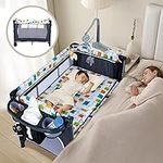 PEARLOVE Baby Bassinet Bedside Crib