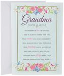 Regal Publishing Heartfelt Wishes Sentimental Birthday Card Grandma - 9 x 6 inches, Sea Green