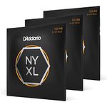 D'Addario Guitar Strings - NYXL Electric Guitar Strings - NYXL1046-3P - Unrivaled Strength, Tuning Stability, Enhanced Mid-Range - For 6 String Guitars - 10-46 Regular Light, 3-Pack