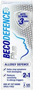 Becodefence, Plus Nasal Spray – Gets to Work in 3 Minutes NonDrowsy 120 Sprays, 20 ml