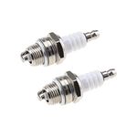 ECSiNG 2pcs L7T Spark Plug Trimmer Spark Plug 2 Stroke Replacement Spark Plugs for Strimmer Chainsaw Lawn Mower Hedge Trimmer Cutter Replacement Accessories