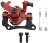 ECSiNG 1PC Electric Scooter Hydraulic Disc Brake Right Side Aluminum Alloy Brake Replacement Part Compatible with Kugoo M4/M4 Pro Electric Scooter Red