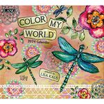 LANG Color My World 2024 Wall Calendar (24991001854)