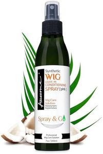 Awesome Synthetic Wig Leave-in Conditioning Spray [pH6] - Top Professional Wig Care Solution, Best Wig Detangle Spray, Moisturizes & Replenishes Synthetic Wigs, Easy Combing, Coconut Oil, 7 Ounce