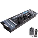 Dmx Controller, 240 Scenes Stage Lighting Console Controller 192CH DMX512 DJ Disco Party Light UK Plug,For Editing Program Of Stage Lighting