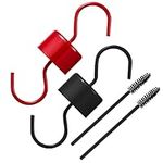 SAVITA 2pcs Ant Moat for Hummingbird Feeders Large Metal Moat Ant Moat Guard for Hummingbird Feeders Accessory Hooks for Bird Feeder with 2pcs Cleaning Brushes (1 Red, 1 Black)