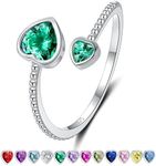 May Birthstone Rings for Women Teen