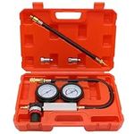 Cylinder Leak Down Tester Kit,Automotive Engine Pressure Gauges Compression Test Leakage Detector Tool Set (TU-21)