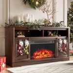 YESHOMY Fireplace TV Stand for Tele